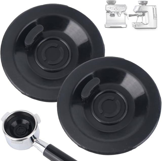 BOXOB 2pcs Espresso Cleaning Disc, 54mm Silicone Backflush Cleaning Tablets kit for Sage Breville Espresso Machines BES870XL/ BES878BSS/ BES880/ BES840XL/ BES810BSS & More