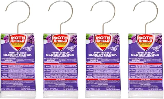 4 Pk Closet Block Lavender Scented
