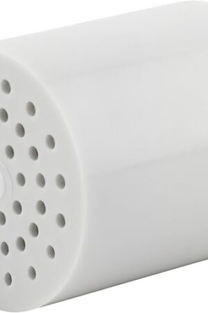 AquaBliss High Output Shower Filter Replacement Cartridge – Reduces Chemicals & Chlorine, Restores pH Balance, Glowing Skin, Strong Nails & Shimmering Hair – 1-Pack (SFC100)
