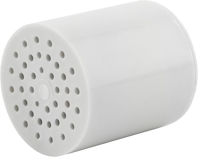 AquaBliss High Output Shower Filter Replacement Cartridge – Reduces Chemicals & Chlorine, Restores pH Balance, Glowing Skin, Strong Nails & Shimmering Hair – 1-Pack (SFC100)