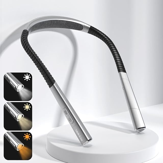 Vekkia LED Neck Reading Light, 3 Colors