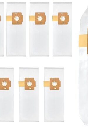 10Pack Type F HEPA Vacuum Bags for Simplicity Freedom F3300,F3400,F3500,F3600/SF1 & Riccar Supralite R10E/ Rsl1/Rsl1a/Ral1ac/Rsl2/Rsl3/Rsl3c/Rsl4/Rsl5/Rsl5c Uprights Part RFH6 RSL-6 SFH6