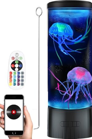 CALOVER Jellyfish Night Light Lamp