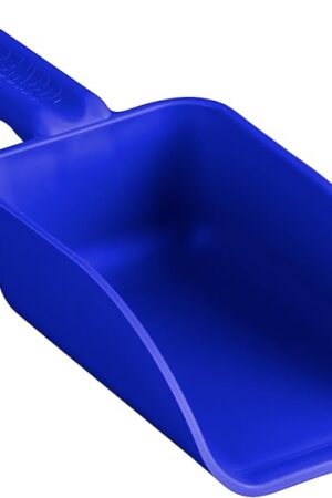 Vikan Remco 63003 Color-Coded Plastic Hand Scoop - BPA-Free Food-Safe Kitchen Utensils, Restaurant and Food Service Supplies, 16 oz, Blue