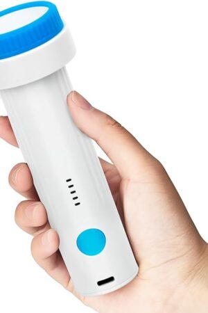 6.0 kPa Cordless Electric Vacuum Pump for Vacuum Storage Bags Travel Air Pump, Portable USB Rechargeable Seal & Compression Bag Pump for Clothes, Blankets & Bedding (Storage Bags Not Included)