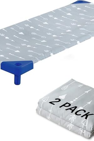 Cot Sheets for Daycare Standard Size 2 Pack, Children’s Naptime Cot Sheet,Breathable Microfiber Nap Sheet for Boys and Girls, 23" x 51"
