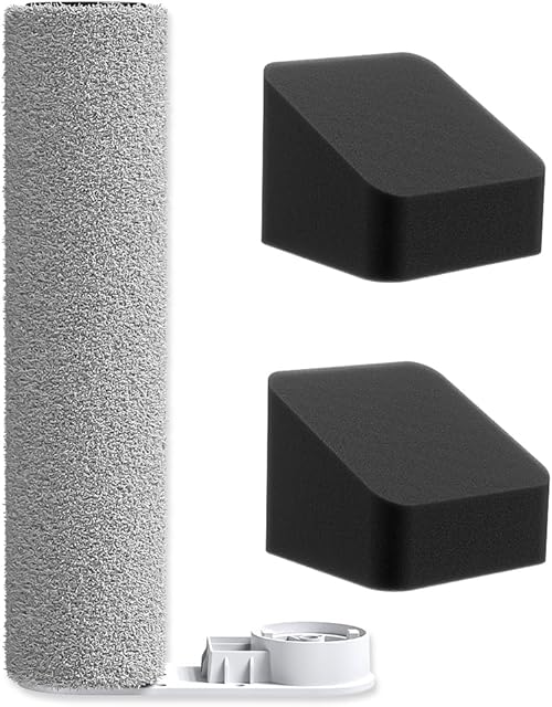 JONR ED12 Accessory Kit, 1 Replacement Floor Brush & 2 Sponge Filters, Only for ED12 Wet Vacuum Mop