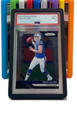 The PSA Slab Guard for Standard Graded PSA Slabs 12 Colors | Exact Fit Snap Tight Protection | Shock Absorption | Matte Finish (Black)