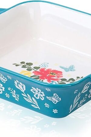 Wisenvoy 8x8 Baking Pan Brownie Pan Casserole Dish Ceramic Baking Dish Casserole Dishes For Oven Square Baking Pan