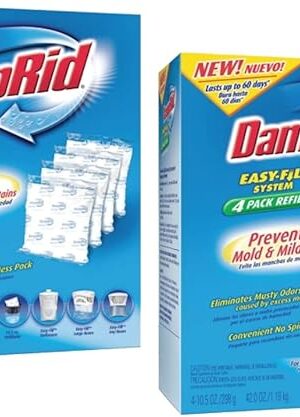 DampRid Easy Fill Moisture Absorber Refill No Scent 42 oz (Pack of 2)