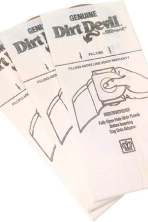 Dirt Devil Type G Handheld Vacuum Bags (3-Pack), 3010347001, White, 3 Count