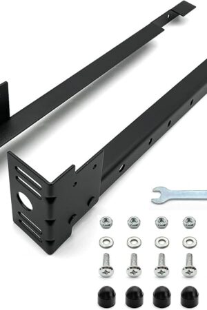 Bed Frame Footboard Extension Brackets Set Attachment Kit - Fit for Twin, Full, Queen, or King Size Beds