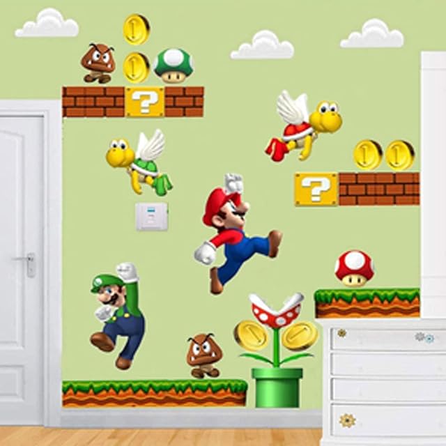 Brothers Wall Decals | Build a Scene Vinyl Wall Stickers | Removable Peel and Stick Decals