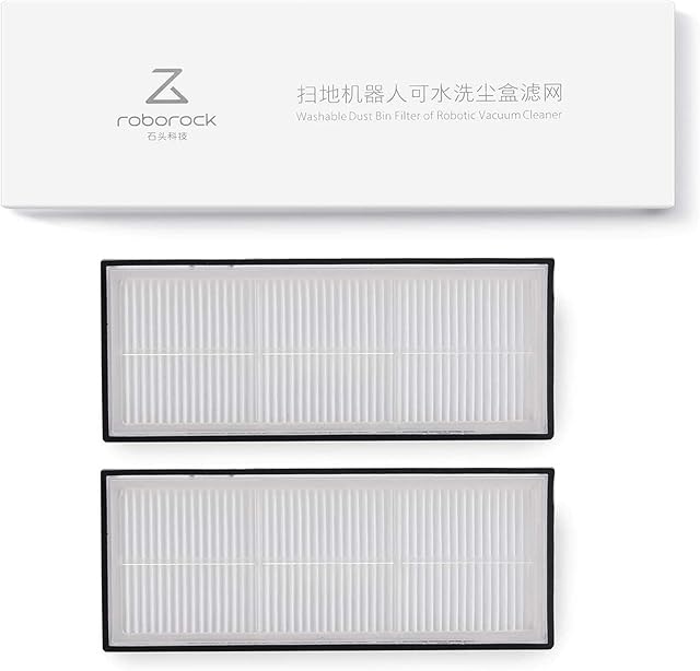 Official Original Filter Accessories for Roborock S8 Pro Ultra / S8+ / S8 / S7 Max Ultra / S7 / S7+ / S7 MaxV / S7 MaxV Plus / S7MaxV Ultra, Replacement Part 2Packs