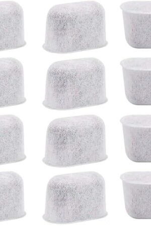 12-Pack Cuisinart* Coffee Maker Filter Replacement All Cuisinart* Coffee Maker Charcoal Filters Fit For Cuisinart* DCC-1200 DGB-900BC CHW-12 SS-700 DGB-700BC DCC-3000 DCC-1100 DGB-625BC