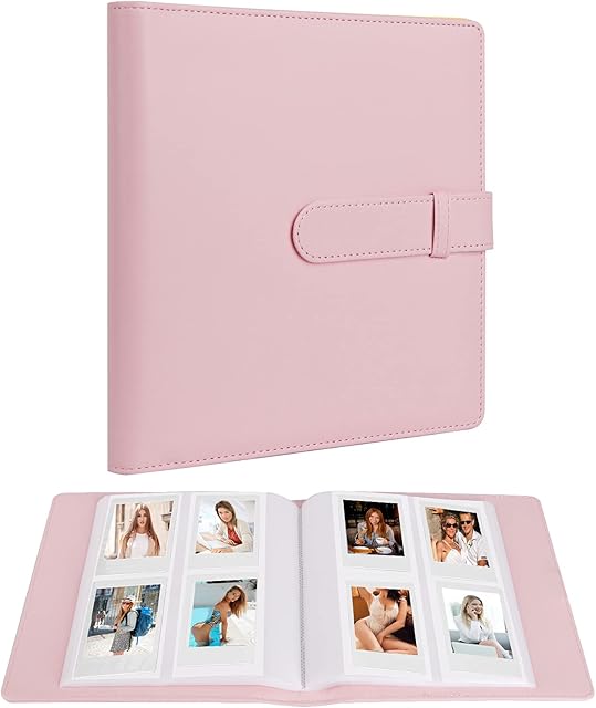 256 Pockets Photo Album for Fujifilm Instax Mini LiPlay 12 11 9 8 40 Evo 7S Instant Camera/Mini Link Printer, Polaroid Snap Touch PIC-300 Z2300 Mint Zip Instant Camera Printer(Baby Pink)