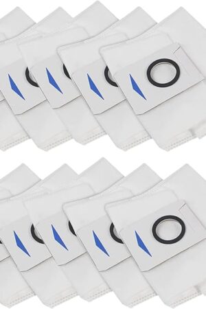 10 pack Replacement Vacuum Cleaner Filter Bags Compatible with ECOVACS DEEBOT X1 OMNI Turbo T10 T20 Robot Vacuum Cleaner…