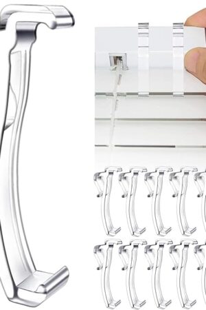 2.5 Inch Valance Clips for Horizontal Blind Valance (12 Pieces)
