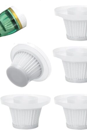 5PCS Hepa Filters Replacement Compatible with Horsepower Duck Vacuum Cleaner as Seen on TV,Washable and Reusable Vacuum Filters High-Efficient Vac Filters Accessories