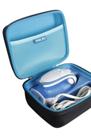 Anleo Hard Travel Case for Sunbeam Hot-2-Trot 800 Watt Compact Non-Stick Soleplate Travel Iron GCSBTR-100-000