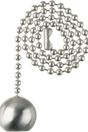 Westinghouse 77217 Decorative Pull Chain 12" Brushed Nickel