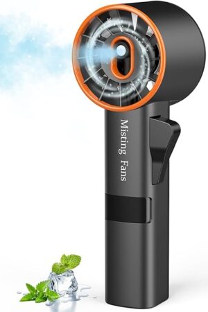 Ausic Misting Fan Turbo Fans Handheld Portable Small
