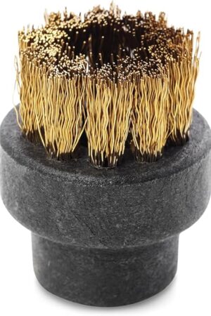 Dupray Small Brass Brushes - Heavy-Duty Cleaning Accessories for Dupray Steam Cleaners, Pack of 10