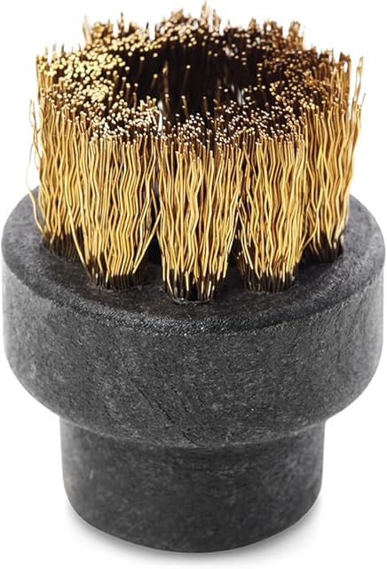 Dupray Small Brass Brushes - Heavy-Duty Cleaning Accessories for Dupray Steam Cleaners, Pack of 10