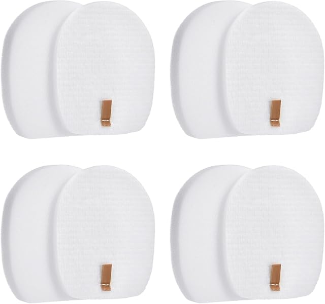 4 Foam & Felt Filter Replacement for Shark Rocket Pro Cordless IX140, IX141, IX142,IZ140,IZ140C,IZ141C, IZ142, IZ162H,IZ362H,IZ363HT,IZ440H, IZ462H,UZ145 Stick Vacuums, Compare to Part # 617FJ140