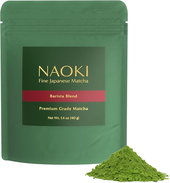 Naoki Matcha Barista Blend Premium Grade Matcha Green Tea Powder | First Harvest | from Japan | 40g / 1.4oz