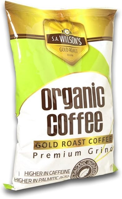 SA Wilson’s Coffee Enema – Organic Enema Coffee – Mold-Free & USDA Organic Ground Coffee – High Caffeine for Liver Detox, Colon Cleanse, Digestion & Energy – Enema & Detox Support
