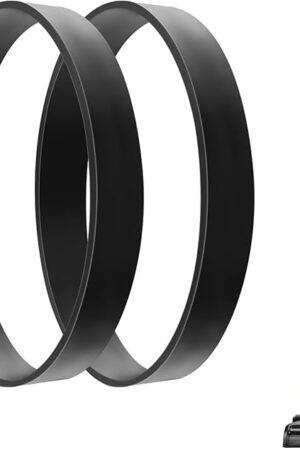 2pcs E0205 Vacuum Cleaner Belts, U Style Not Easy to Break Vacuum Cleaner Belts Replace Parts Replacement Belt Compatible with Eureka Airspeed