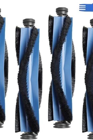 4 Pack X10 Main Brushes Replacement Accessories Fit for eufy X10 Pro Omni Robot Vacuum,1 Cleaning Tool