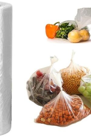 12 x 20 inches Plastic Produce Bag,350 Bags/Roll,for Fruits, Vegetable, Bread, Food Storage.