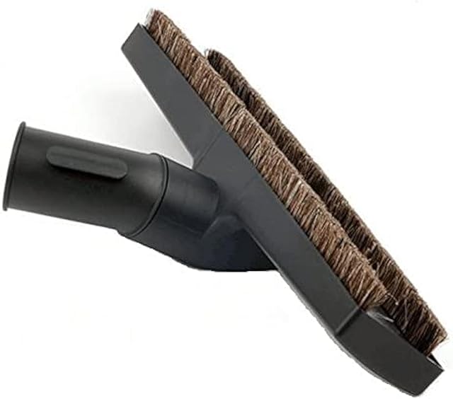 ANBOO 32mm 1 1/4 inches Vacuum Hardwood Floor Attachment Accessories Deluxe Extra Large Hardwood Brush 1-1/4inch Multi Surface Vacuum Attachments 360 Degrees Swivel Head Hard Floor Brush