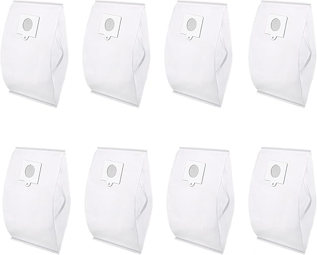8 Pack Fit for Kenmore Canister Vacuum Bags 53292 Type Q/C HEPA Replacement Dust Bags for Kenmore 600 400 200 700 800 Series Vacuum Bags 81615 81214 81414 81714 21814 BC3005 BC3002 BC2005 BC7005