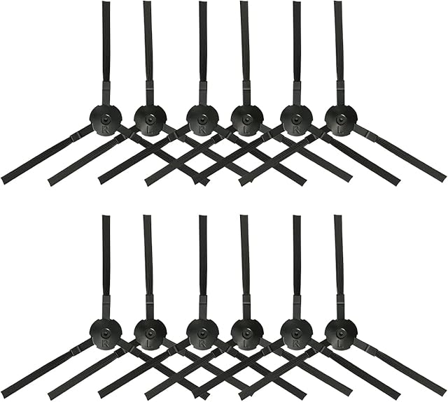 6 Pairs Side Brushes Replacement for ILIFE V3 V3s V5 V5s Pro V50 V55 Robotic Vacuum Cleaner Parts Accessories