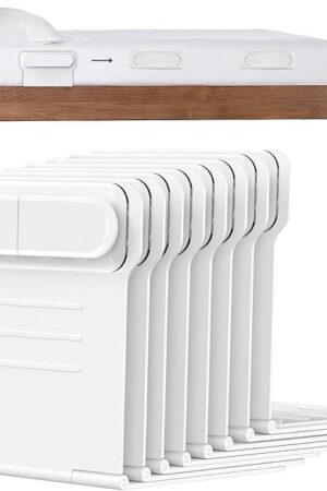 Bed Sheet Holders - 8Pcs - Sheet Holders Keep Sheets Firm & Tight - Bed Sheet Holders for Corners & Side,Fits Single,Queen,or King-Sized Bed,Easy Installation,No More Loose Sheets