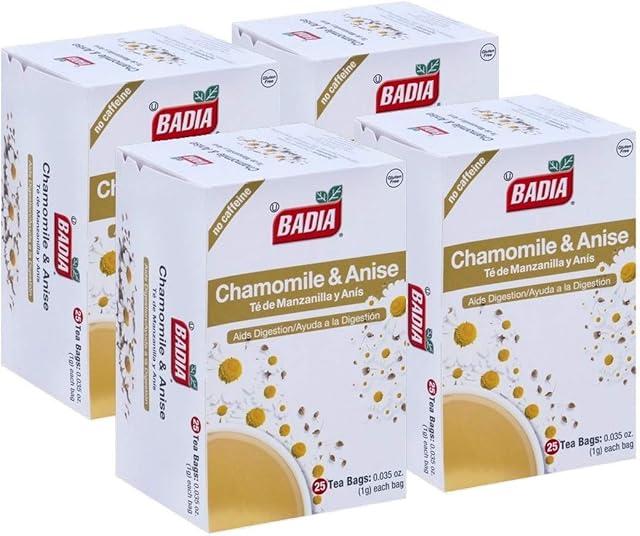 Chamomile and Anise by Badia. 100 Tea Bags