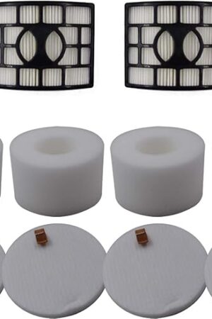 Dttery Filter Replacement for Shark DuoClean Lift-Away Upright Vacuum UV700, NV770, NV771, NV611, ZU701 Part XFF600, XHF600, 2 HEPA, 4 Foam and Felt