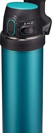 Zojirushi SM-QHE60GK, Flip-and-Go Stainless Mug, 20-Ounce, Teal