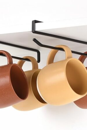 Coffee Mug Hanger Clip-On Shelf, Pack of 2