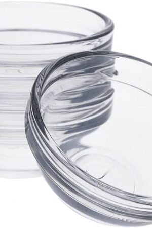 Beille Cooking 3 Inch Baking Supplies Small Glass Pinch Bowl Kitchen Essential, 4pc