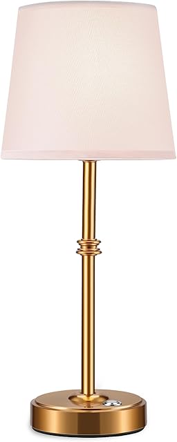Table Lamp Night Bedside Lamp Ambient Desk Light Antique Brass