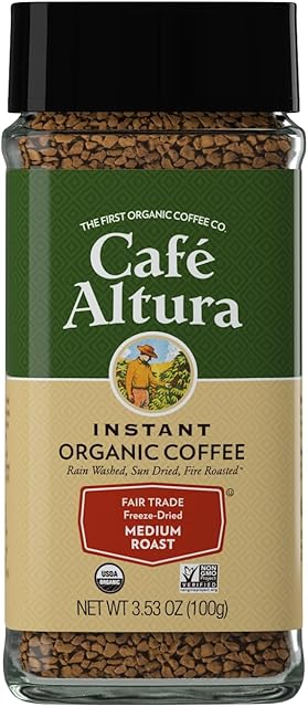 Cafe Altura Organic, Fair Trade, Freeze Dried Instant, 3.53 Oz