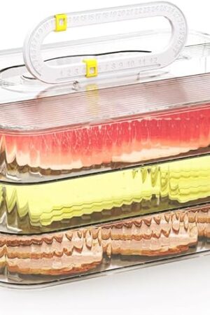 Deli Meat Container for Fridge Organizers and Storage, Lunch Meat Container for Refrigerator Organizing, Deli Containers with Lids, Bacon Cheese Container for Refrigerator