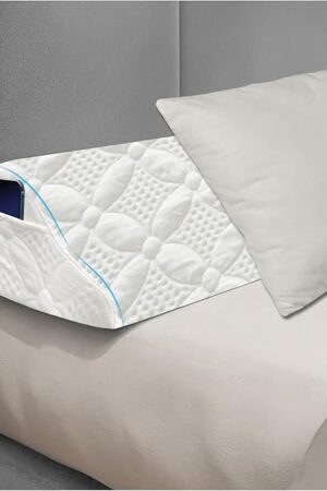 Bed Wedge Pillow Headboard, Ultra Soft Wedge Gap for King Size Bed, Memory Foam Bed Crack Pillow with Washable Cover, 76" x 10" x 6"