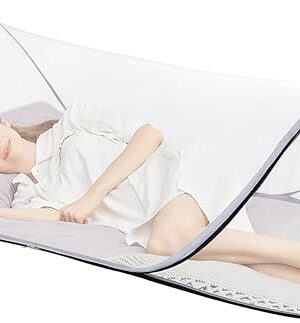 78.7 x 31.5 x 23.6 Inch Large Pop Up Mosquito Net, Collapsible Portable Mosquito Tent, Suitable for Adult Baby Bedroom, Outdoor Camping Use