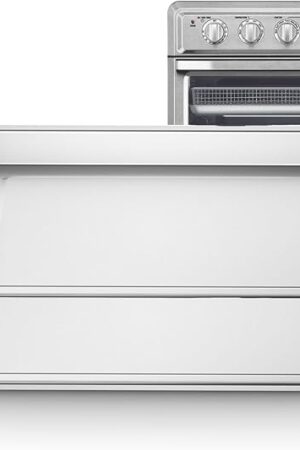 2 PCS Stainless Steel Baking Tray Pan Compatible with Cuisinart Toaster Oven Tray,Suitable for Cuisinart Air Fryer TOA-060 and TOA-065, Cookie & Bread Baking Sheet Pan (12.4x10.06 inch)…