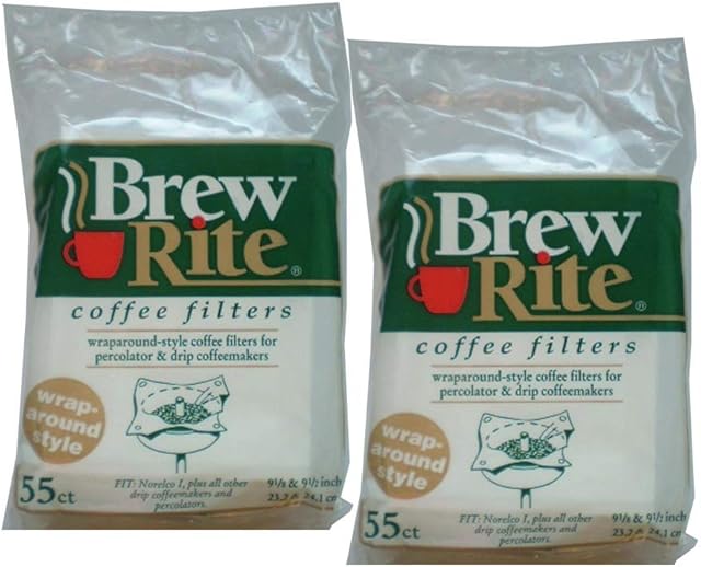 Wrap Around Percolator Coffee Filter 55 Ct (Pack of 2)